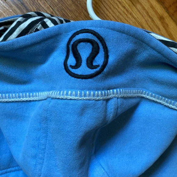 Lululemon Scuba Special Edition Light Blue Zip Up Sweater - Picture 5 of 6